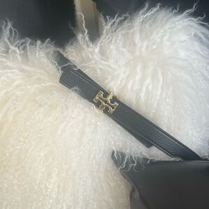 Tory Burch Reversible logo belt-Size S